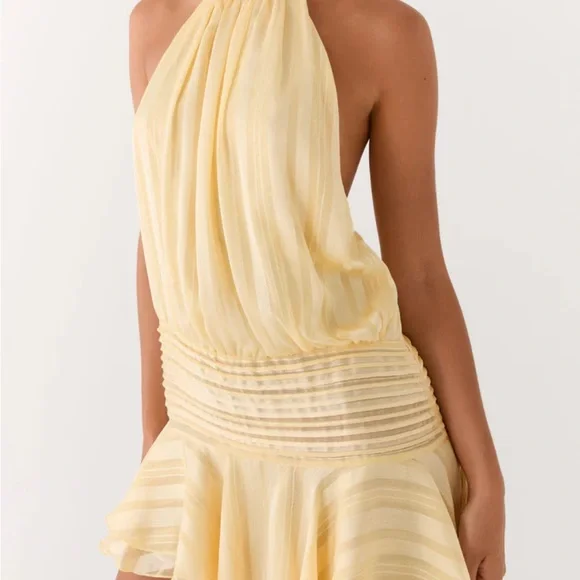 Peppermayo Backless Yellow Dress - Picture 3 of 3